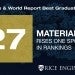 #27 in materials engineering graduate programs